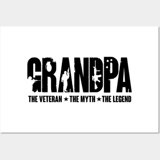 grandpa  the veteran  the myih  the legend Posters and Art